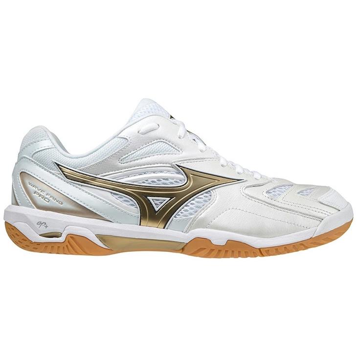 Mizuno バドミントンシューズ ホワイト/イエロー/ピンク Mizuno バドミントンシューズ ホワイト/ピンク/イエロー 24.5cm