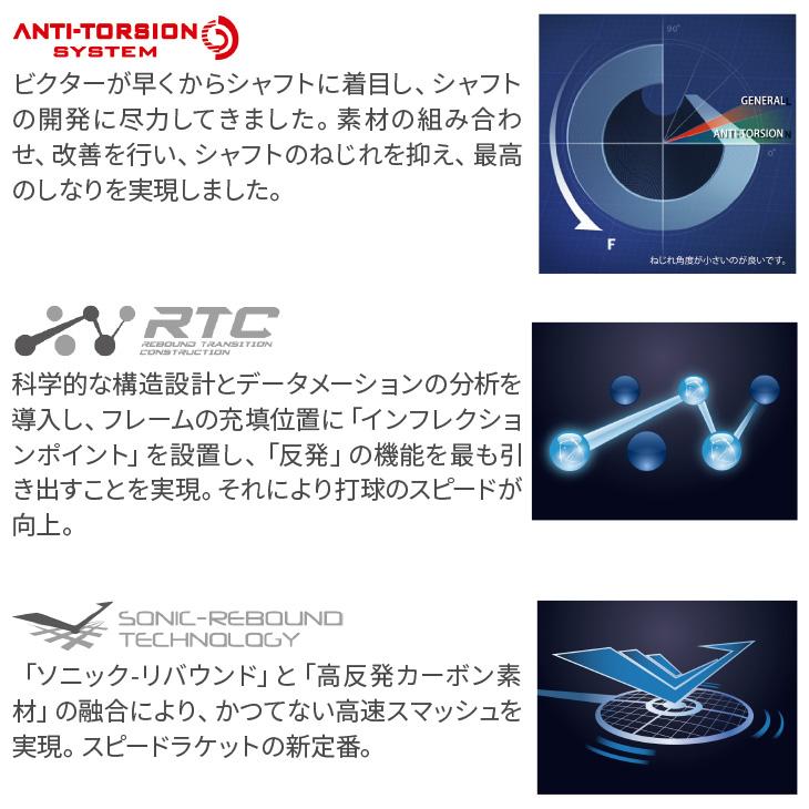 VICTOR ビクター バドミントンラケット オーラスピード 90K II ARS