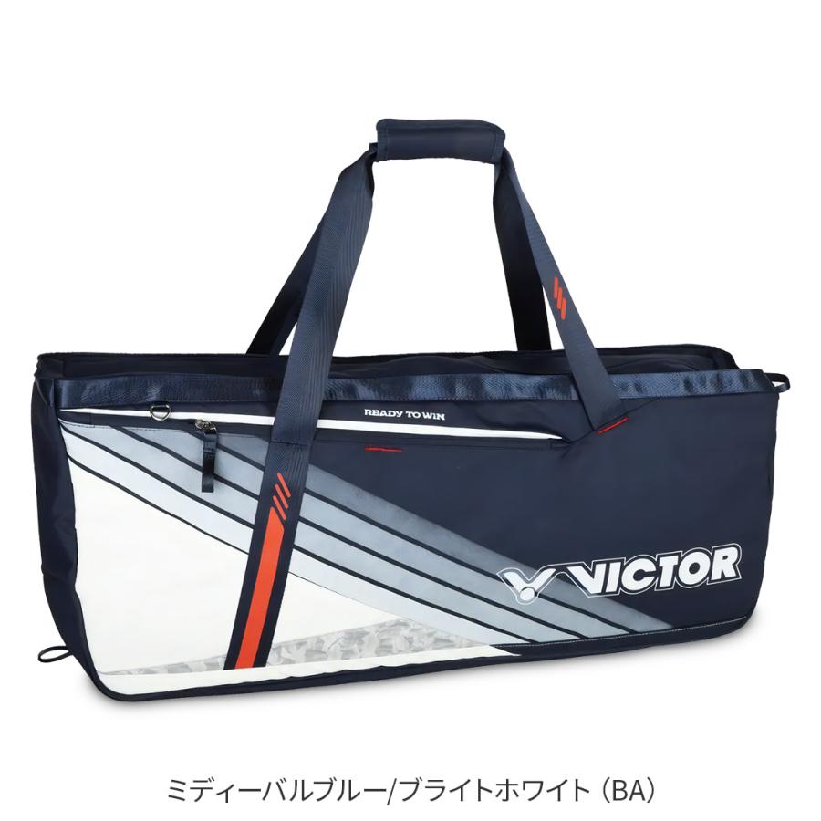VICTOR バドミントントーナメントバッグ ネイビー/ホワイト VICTOR ビクター バドミントン トーナメントバッグ BR5660 71.5cm×14cm