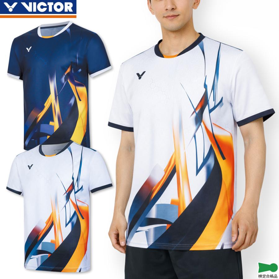 VICTOR ビクター バドミントンウェア ゲームシャツ T-60012 ユニ 男女