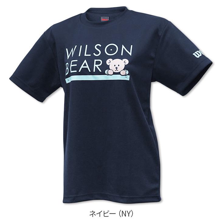 ウイルソン バドミントンTシャツ 専門店会オリジナル ウイルソンベア Tシャツ WRBJ254 ユニ 男女兼用 バドミントン専門店会限定モデル｜orangesports｜03