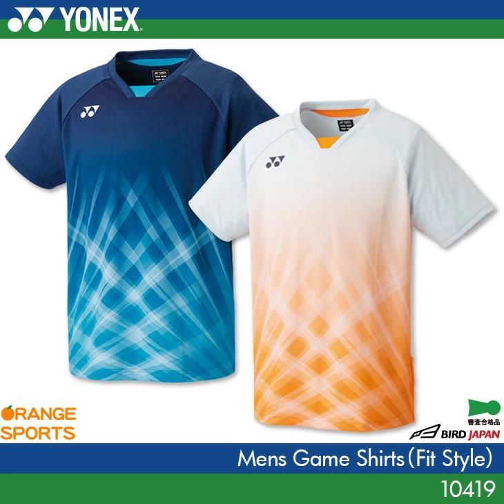 ヨネックス バドミントン ウェア YONEX MEN ゲームシャツ フィットスタイル 10480 2022-23 秋冬カタログ商品 数量は多