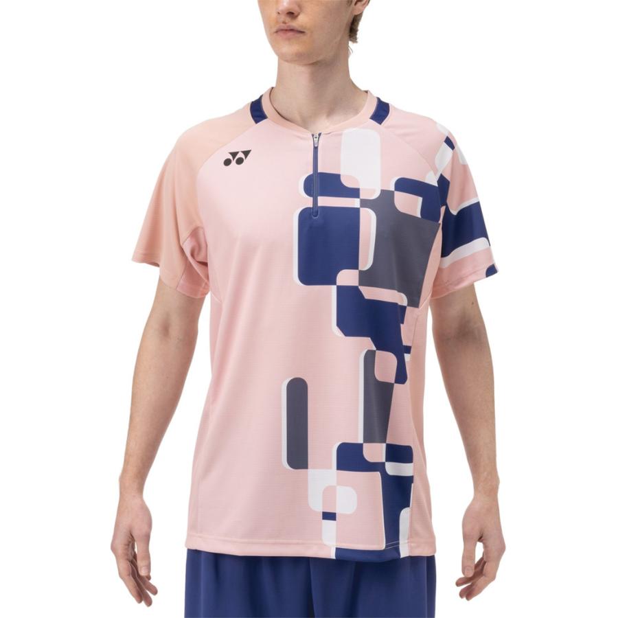 YONEX 日本代表 サイズO バドミントンゲームシャツ YONEX（ヨネックス） バドミントンウェア ゲームシャツ 10641 メンズ