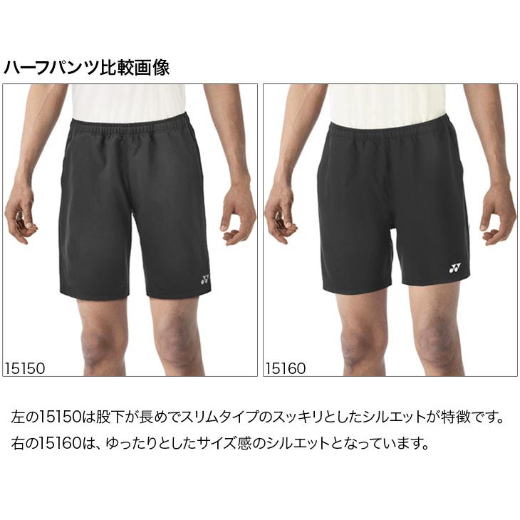 YONEX（ヨネックス） 最短発送 バドミントン ハーフパンツ 15150 ユニ