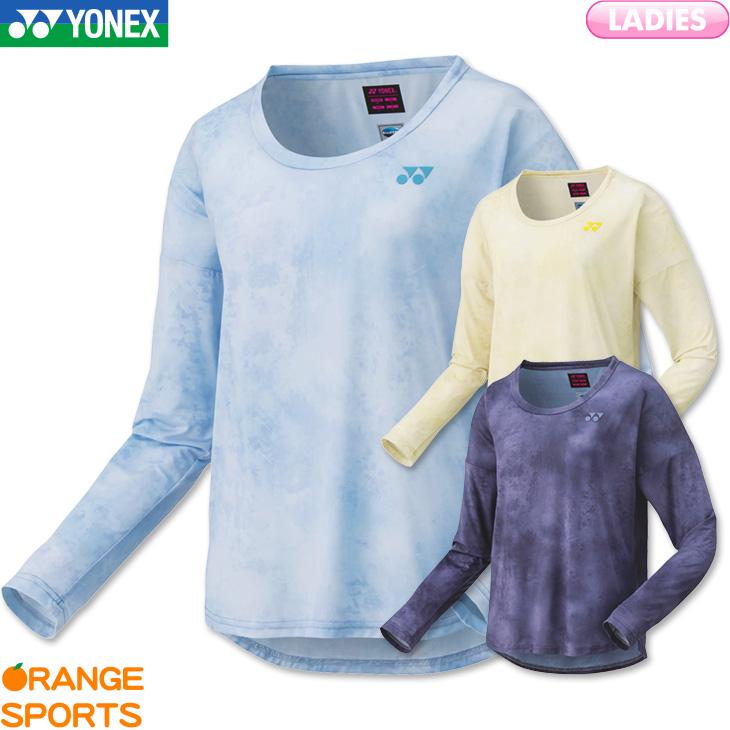 ヨネックス バドミントン レディース ロングスリーブtシャツ 女性用 スポーツウェア トレーニングウェア 長袖tシャツ テニス Yon オレンジスポーツ ヤフー店 通販 Yahoo ショッピング