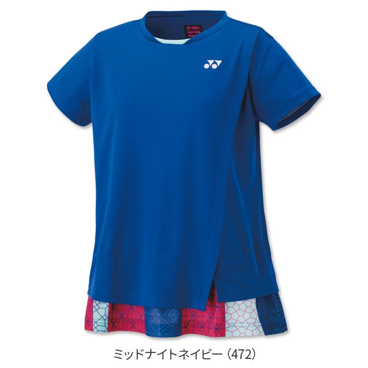 YONEX バドミントンシャツ JP O ネイビー YONEX/ヨネックス】Oサイズ ユニゲームシャツ 019 ネイビー