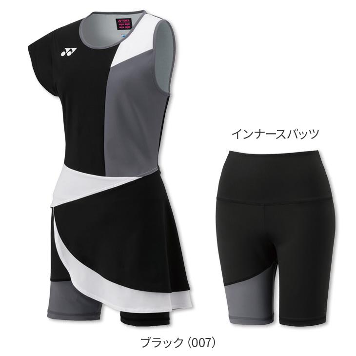 ヨネックス バドミントン ワンピース インナースパッツ付 レディース M YONEX ヨネックス バドミントンウェア レディース ワンピース