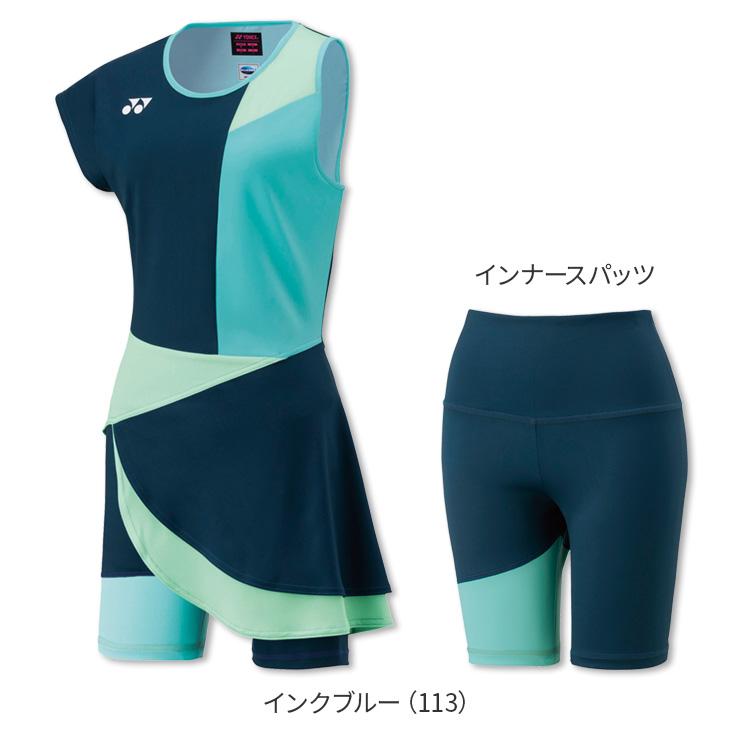 ヨネックス バドミントン ワンピース インナースパッツ付 レディース M ヨネックス ウェア（レディース） ]ワンピース／インナー