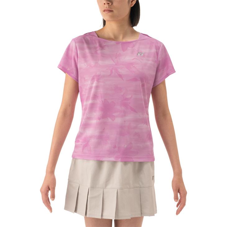 美品　ヨネックス　バドミントンゲームシャツ　レディースO YONEX ヨネックス レディース ゲームシャツ テニス バドミントン