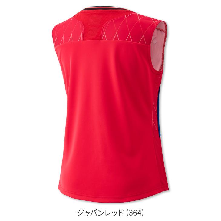 YONEX ゲームシャツ 日本代表 ユニフォーム レディース ノースリーブ L ヨネックス YONEX バドミントンウェア ジュニア ゲームシャツ