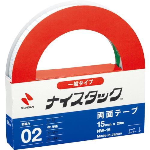【SALE価格】ニチバン 両面テープ ナイスタックNW-15 15mmx20m ( NW-15 (イッパンタイプ) ) ニチバン(株) | 