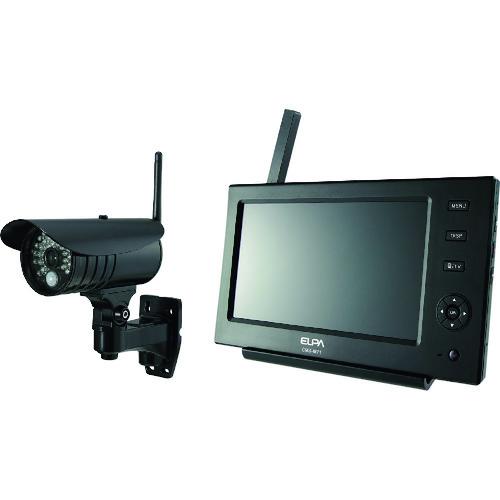 エルパ ワイヤレスカメラ＆モニター セット 防犯カメラ CMS-7110 Amazon.co.jp: ELPA ワイヤレス防犯カメラ4台＆モニター