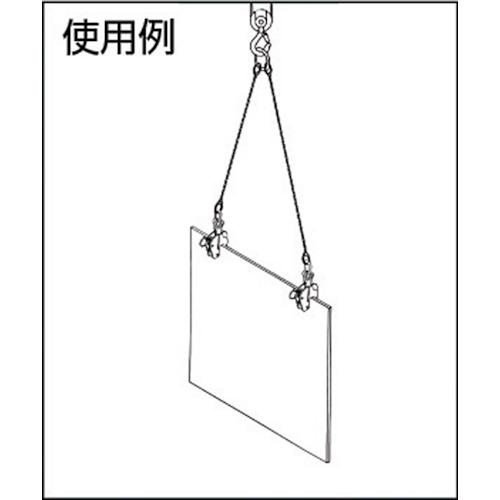 日本クランプ 縦つり専用クランプ ５００Ｋ ( R-05 (アンゼンロックツキ) )の画像