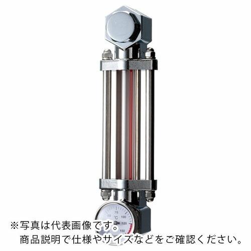 協和 アクリル樹脂製温度計付オイルゲージ ( KLM-250T-M12 )