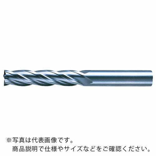 三菱K 4枚刃センタカット ハイススクエアエンドミルロング刃長(L)12mm ( 4LCD1200 ) 三菱マテリアル(株) | 