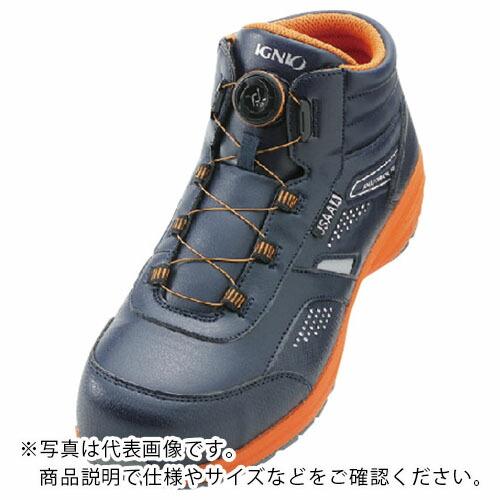 IGNIO ダイヤル式セーフティシューズ A種 ネービー25.5cm ( IGS1058TGF-NV25.5 ) (株)アルペン | 
