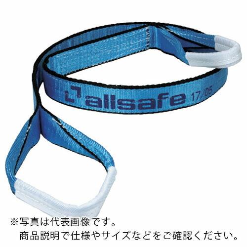 allsafe オールセーフスリングベルト3E25x5.5m スカイブルー ( AS3E25-55 ) オールセーフ(株) | 
