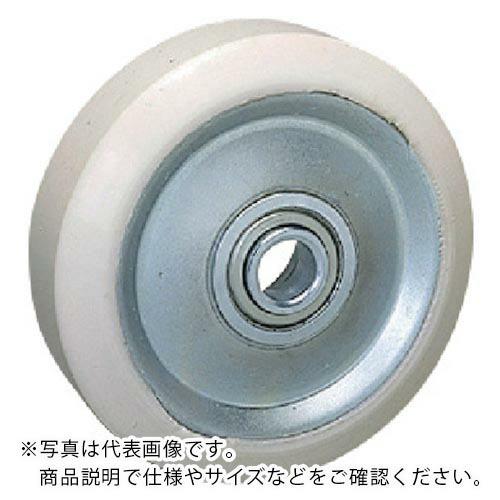 シシク 抗菌ホワイトウレタン車輪のみ 250径 ( WUW-250 )