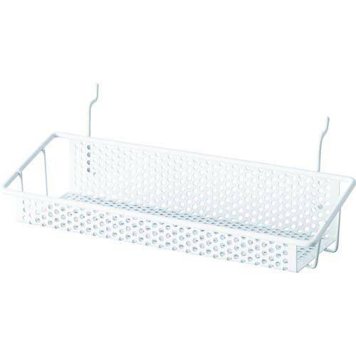 光 パンチングボードパーツ カゴ棚 白 ( PBW-602 ) (株)光 | 