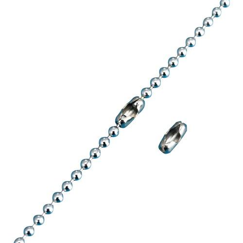緑十字 ボールチェーン用コネクター 金具03 2.5mmΦ用 100個組 真ちゅう製 ( 137030 ) (株)日本緑十字社 | 