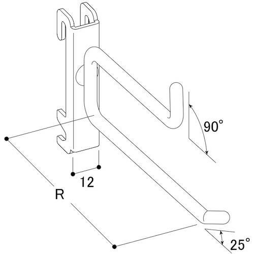 タテヤマアドバンス ネット用十手フックφ6mm×5cm ( 037575 ) 三協立山(株)タテヤマアドバンス社関西支店 |  | 01