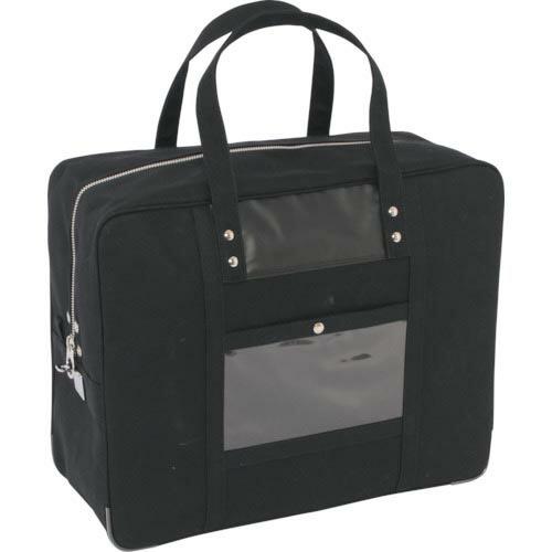 SANEI 帆布メール用ボストン(LL)馬蹄錠金具付 黒 ( BTLL-U-01 ) 三栄産業(株) | 