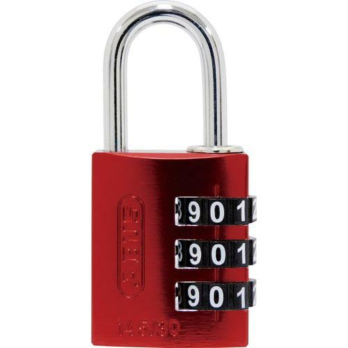 ABUS ナンバー可変式ダイヤル錠  幅31mm ツル径5mm レッド ( 145-BIGD/30 RED ) アバス社 | 