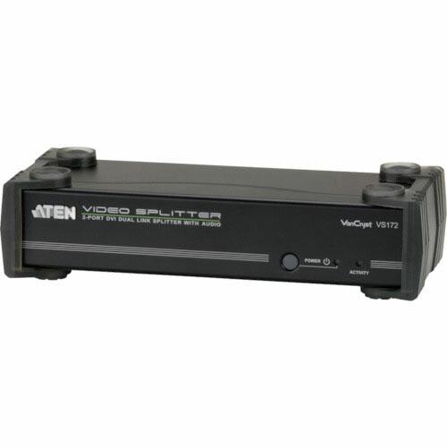 ATEN ( ATEN )　ビデオ分配器　ＤＶＩ　／　１入力　／　２出力　／　デュアルリンク対応 ( VS172 ) (メーカー取寄)