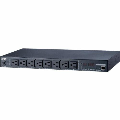 ATEN ( ATEN )　ｅｃｏ　ＰＤＵ／ＮＥＭＡ／１Ｕタイプ／８ポート／計測機能搭載／温湿度センサー対応 ( PE5108A ) (メーカー取寄)