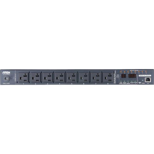 ATEN ( ATEN )　ｅｃｏ　ＰＤＵ／入力１００Ｖ／最大２０Ａ／８ポート　／エネルギー管理機能搭載 ( PE6208A ) (メーカー取寄)_1