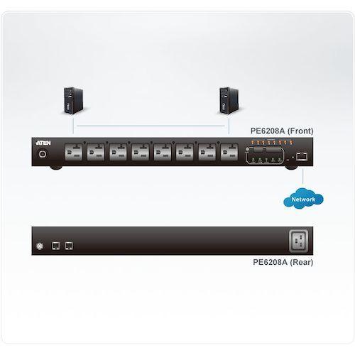 ATEN ( ATEN )　ｅｃｏ　ＰＤＵ／入力１００Ｖ／最大２０Ａ／８ポート　／エネルギー管理機能搭載 ( PE6208A ) (メーカー取寄)_3