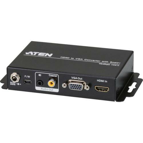 ATEN ビデオ変換器 HDMI to VGA / オーディオ対応 / スケーラー搭載 ( VC812 ) | 
