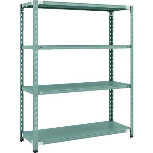 【SALE価格】TRUSCO CB型セミボルトレス軽中量棚 1200X450XH1500 4段 グリーン ( CB-5444-GN ) トラスコ中山(株) | 