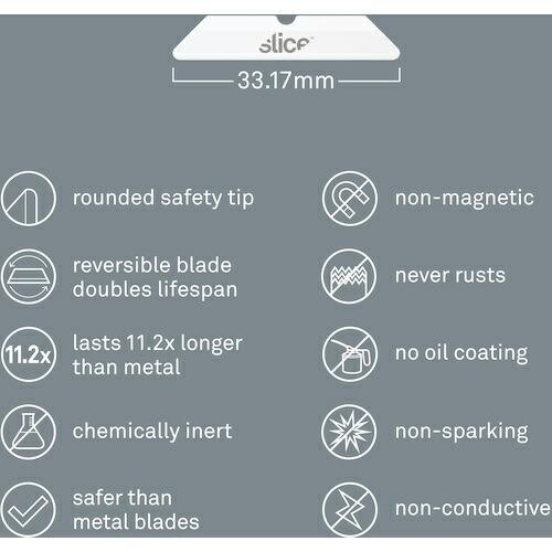 【SALE価格】slice カッターナイフ用 セラミック替刃 ラウンド刃先 ( 10404 ) |  | 02