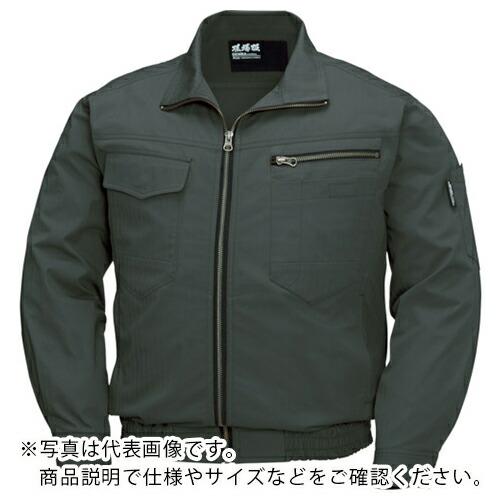 XEBEC 綿薄手現場服ヘリンボン空調服 アーミーグリーン (XE98002-62-3L) | 