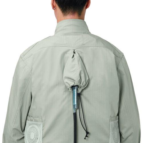XEBEC 綿薄手現場服ヘリンボンフルハーネス仕様空調服 サンドベージュ (XE98102-39-M) |  | 03