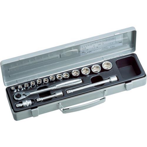TONE ソケットレンチセット 差込角9.5mm 17点セット 6角 ( 1560MS ) TONE(株) | 