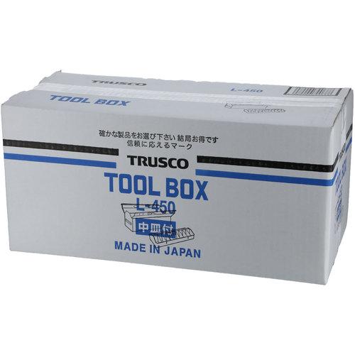 TRUSCO 山型中皿付工具箱 461X201X261 ブルー ( L-450-B ) トラスコ中山(株) |  | 05