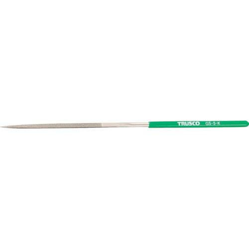 TRUSCO ダイヤモンドヤスリ 精密用#170 角 1本入 全長200mm(5本組サイズ) ( GS-5-K ) トラスコ中山(株) | 