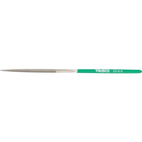 TRUSCO ダイヤモンドヤスリ 精密用#170 三角 1本入 全長180mm(8本組サイズ) ( GS-8-S ) トラスコ中山(株) | 