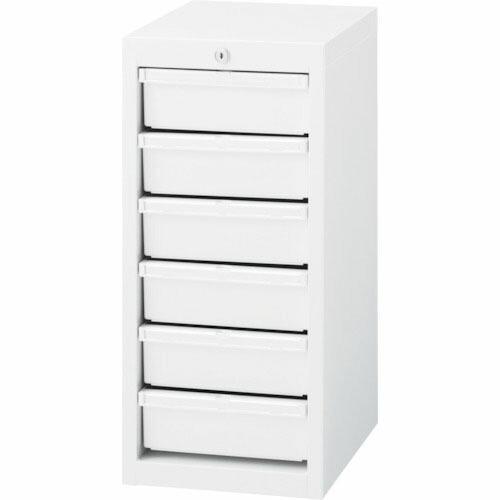 ウチダ ( 内田洋行 )　システムトレーキャビネット施錠タイプＡ４−１列６段 ( 5-860-3362 ) (メーカー取寄)