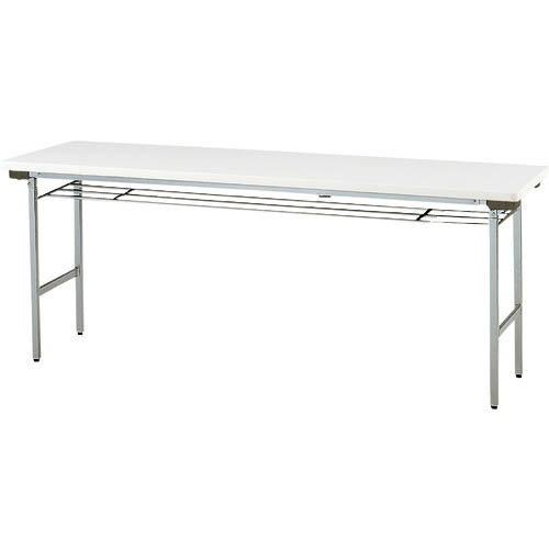 TOKIO ( 藤沢工業 )　折りたたみテーブル　棚付　１８００Ｘ６００ｍｍ　ニューグレー ( TFA-1860SE NG ) (メーカー取寄)
