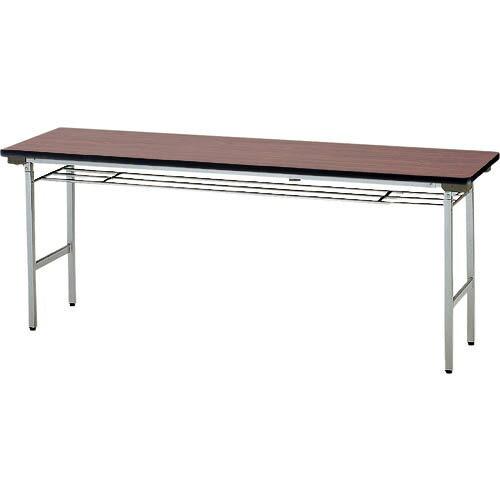 TOKIO ( 藤沢工業 )　折りたたみテーブル　棚付　１５００×４５０ｍｍ　ローズ　ローズ ( TF-1545 RO ) (メーカー取寄)