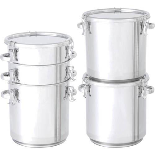 日東 積み重ね式テーパー型密閉容器 65L ( TP-CTH-STA-43 ) 日東金属工業(株)