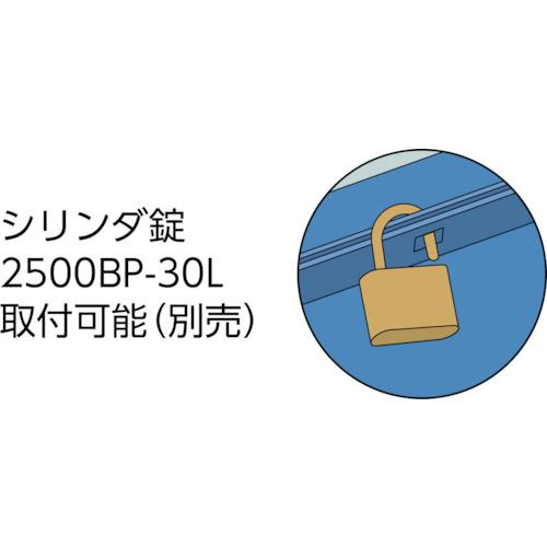 TRUSCO 2段式工具箱 600X220X305 ブルー ( GL-600-B ) トラスコ中山(株)｜orangetool｜02