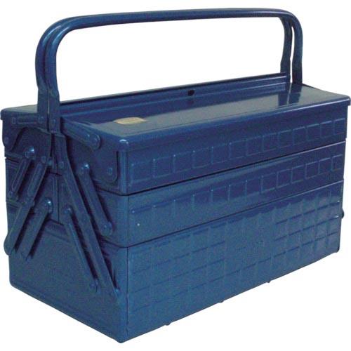 TRUSCO 3段式工具箱 412X220X343 ブルー ( GT-410-B ) トラスコ中山(株) | 