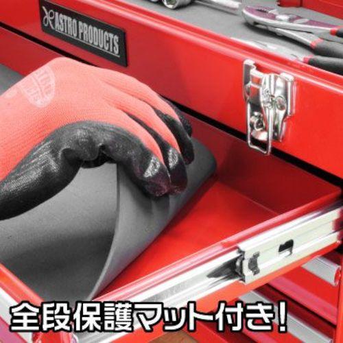 アストロプロダクツ ツールボックス 3段 ベアリング レッド TB763 ( 2003000007633 ) (株)ワールドツール |  | 05