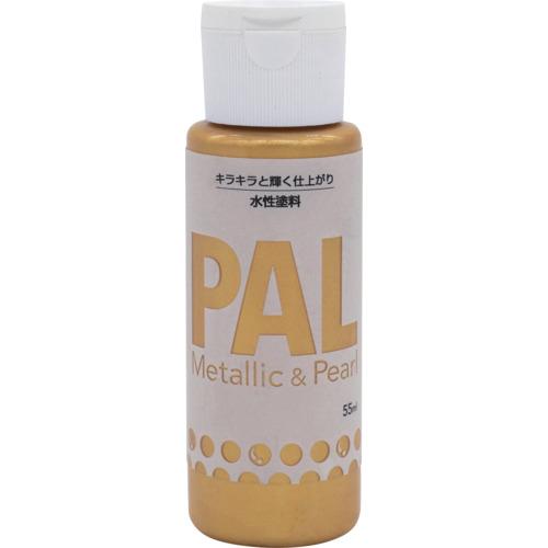ニッぺ 水性メタリック&パール調塗料 PAL 55ML ムーンゴールド 403P001 ( 4976124350016 ) | 