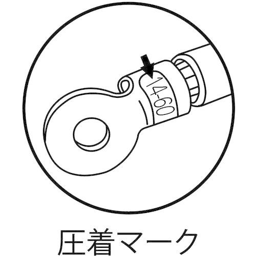 エビ 手動油圧式圧着工具 使用範囲14・22・38・60 ( AKH60N ) (株)ロブテックス｜orangetool｜07