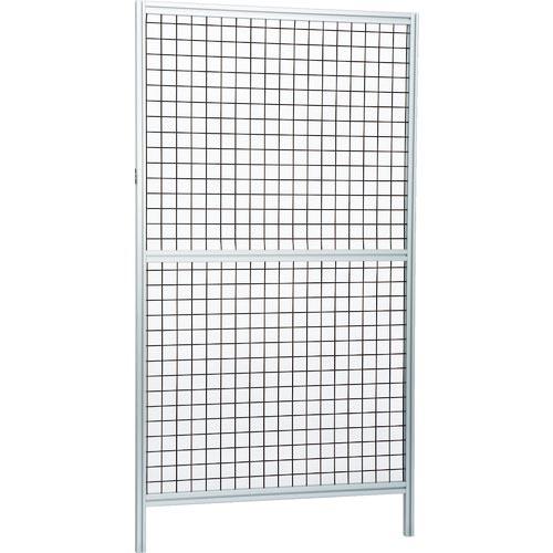 TRUSCO アルミ安全フェンス 間口1000mmX高さ1800mm ピッチ30 シルバー ( AF1810-SV ) | 